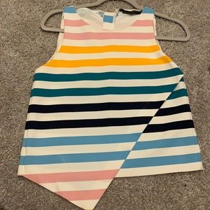 Zara Colorful Structured Top